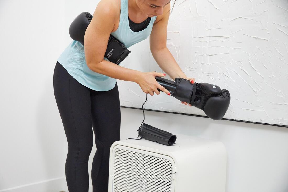 Boxing Glove Dryer With Integrated Fan, Black, No Color, large image number 8