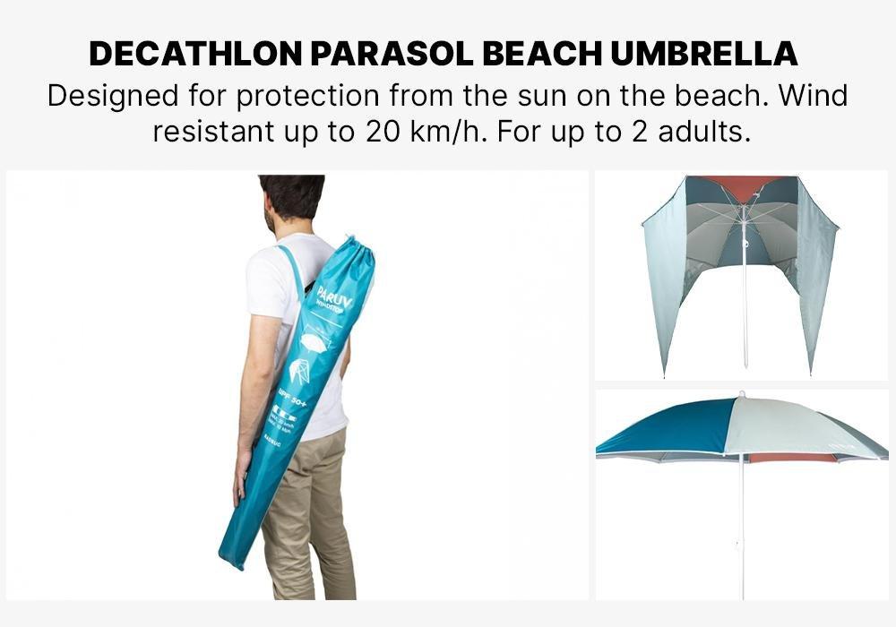 Parasol 2 Person UPF50 PARUV Windstop, Teal Green, No Color, large image number 18