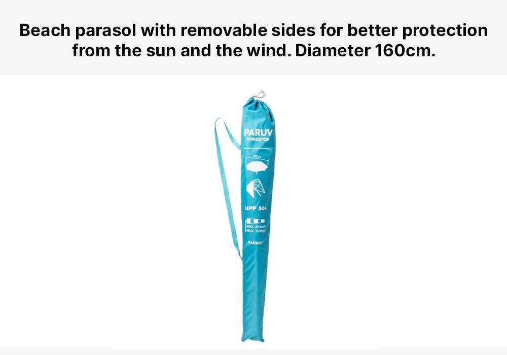 Parasol 2 Person UPF50 PARUV Windstop, Teal Green, No Color, large image number 19