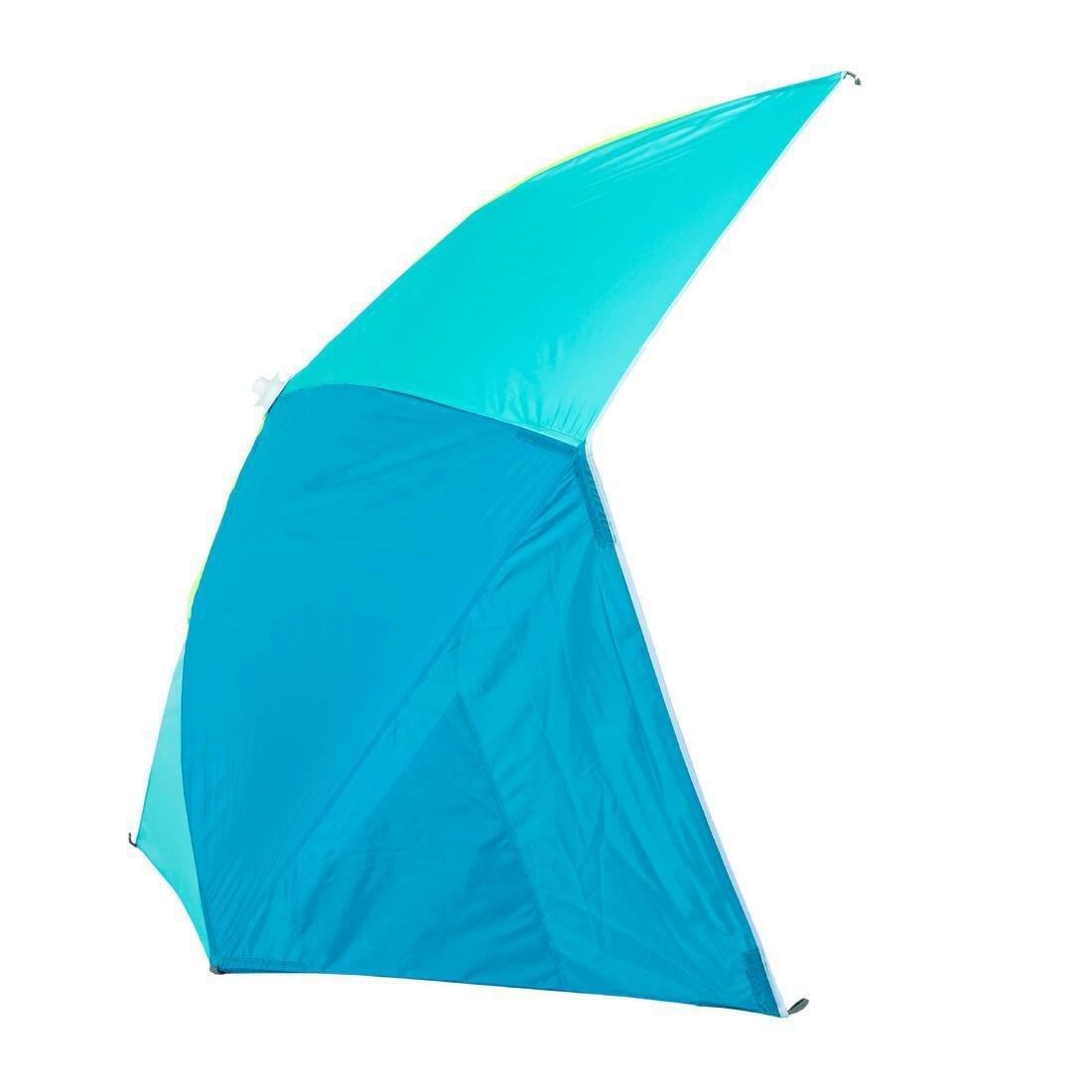 3-person Sun Shelter Beach Parasol UPF50 Iwiko 180, Blue, No Color, large image number 10