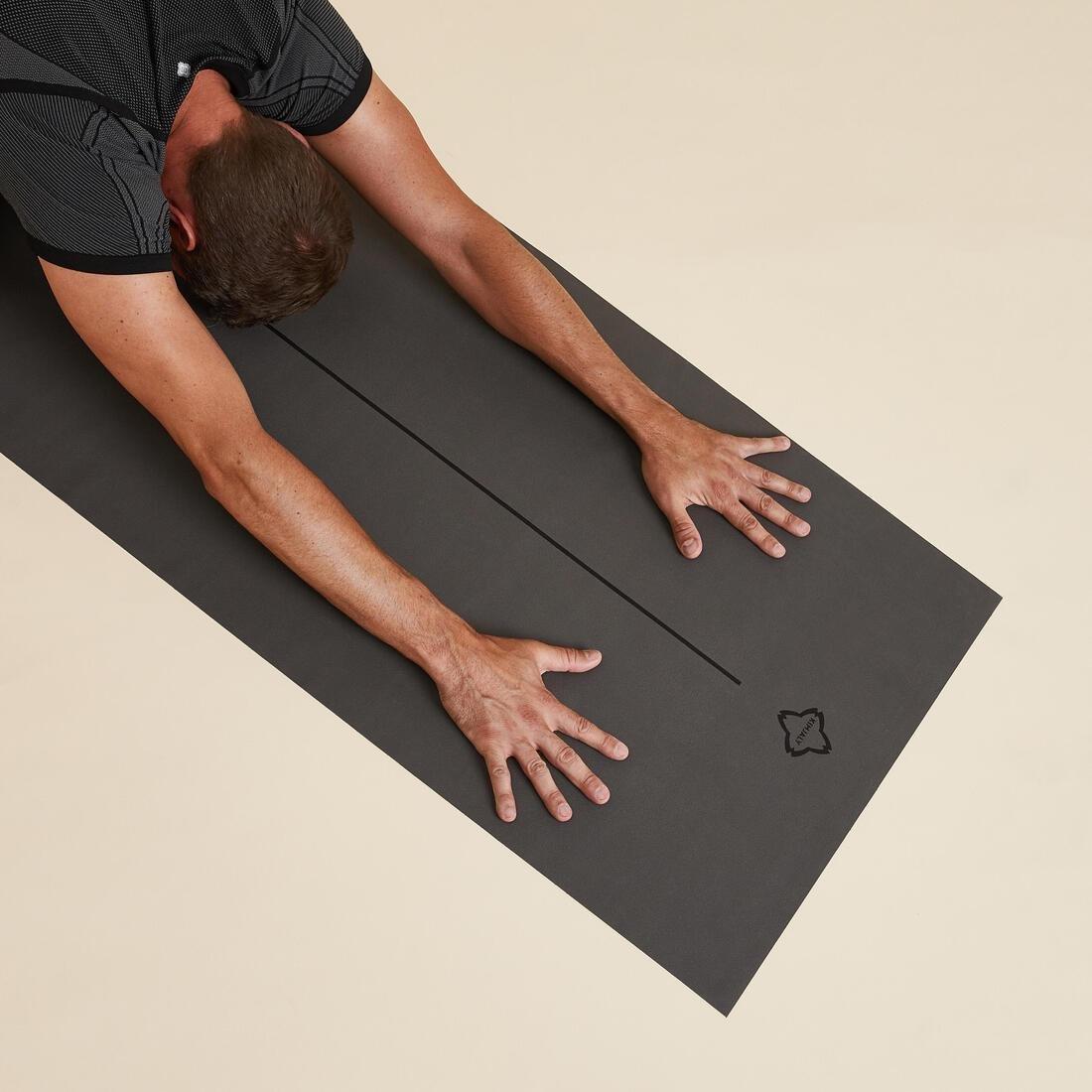 Foldable Travel Yoga Mat, Grey, No Color, large image number 1