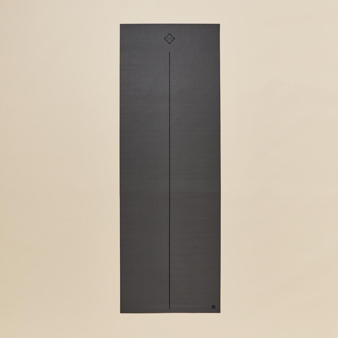 Foldable Travel Yoga Mat, Grey, No Color, large image number 2