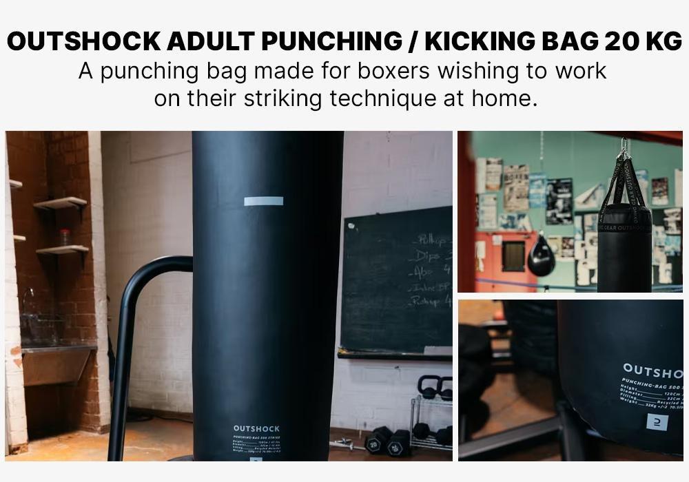 Kick Boxing Punching Bag 500 Strike, Black, No Color, large image number 18