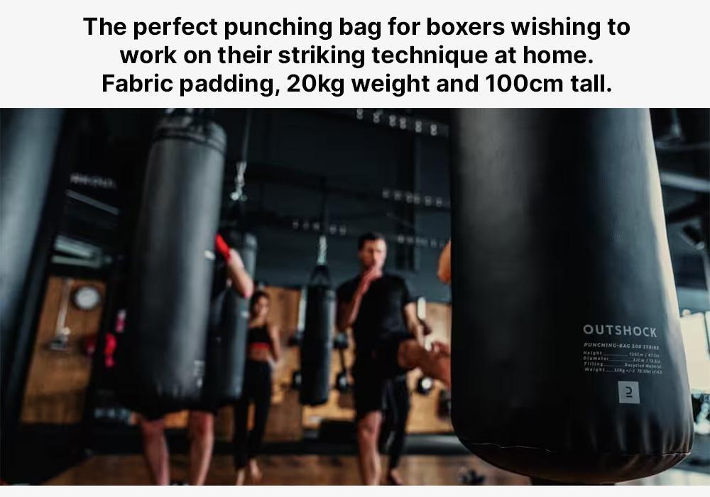 Kick Boxing Punching Bag 500 Strike, Black, No Color, large image number 19