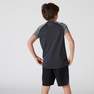 DOMYOS - Kids Technical Breathable T-Shirt S580, Black