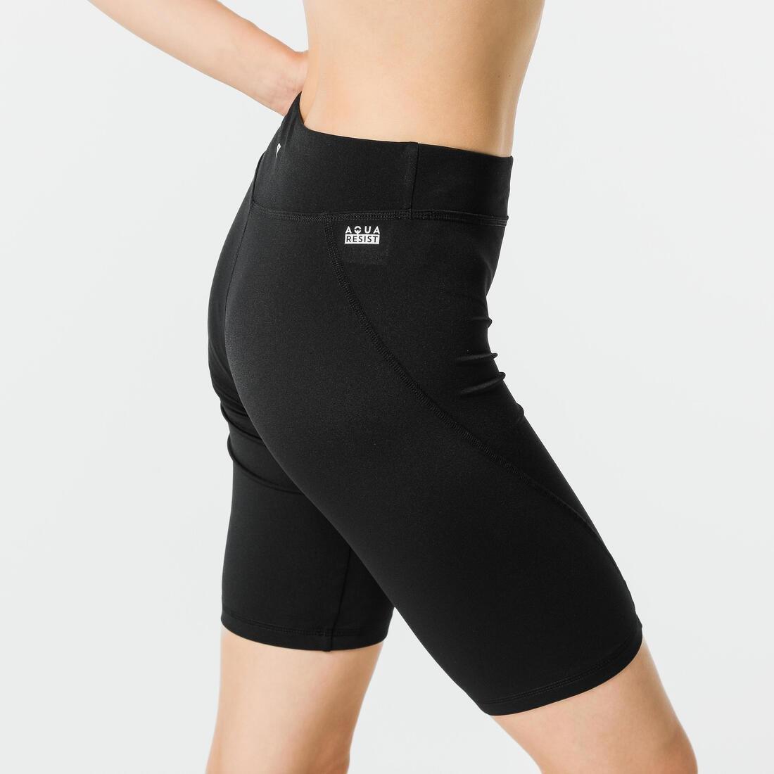 BLACK Women's Aquafit-Aquabiking Jammer Swimsuit Shorts Mila Black, , large image number 6