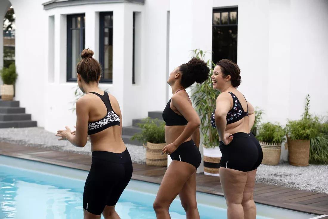 BLACK Women's Aquafit-Aquabiking Jammer Swimsuit Shorts Mila Black, , large image number 11