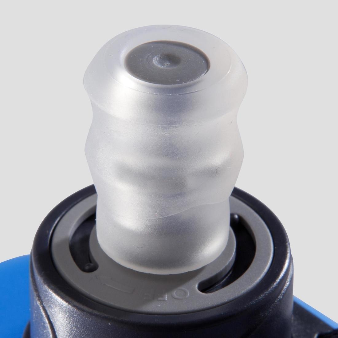 Flexible Trail Running Water Bottle - 500 Ml, Blue, No Color, large image number 6