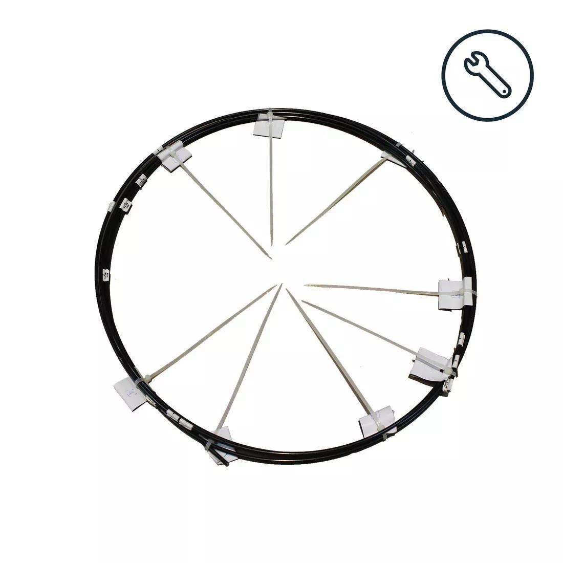 BLACK SECONDS POLE  - 7 MM DIAMETER - SPARE PART FOR 2 SECONDS TENT, No Color, medium