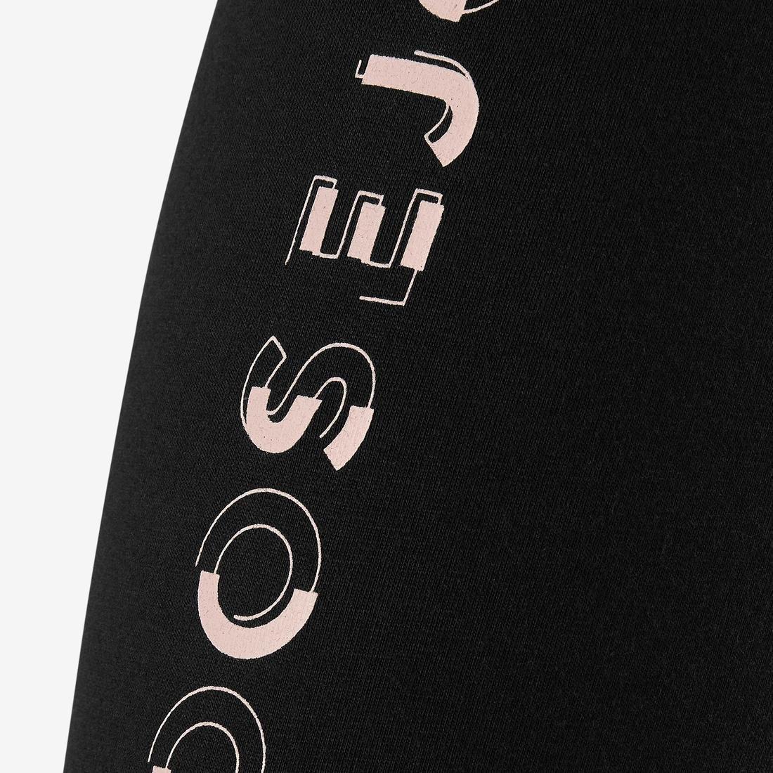 Girls' Basic Cropped Leggings, Black, , large image number 9