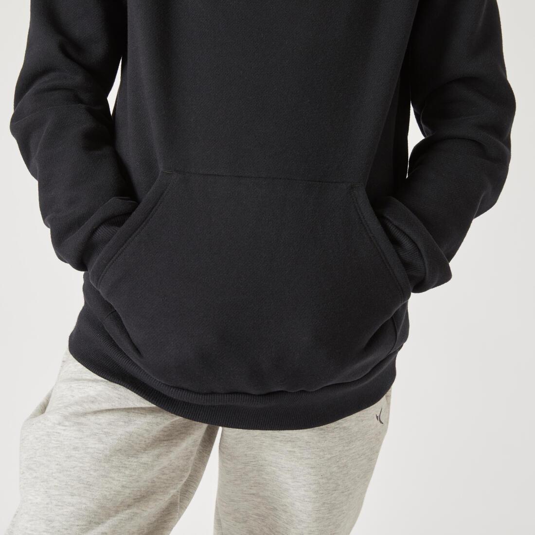 Kids Girls Hoodie, Black, , large image number 4
