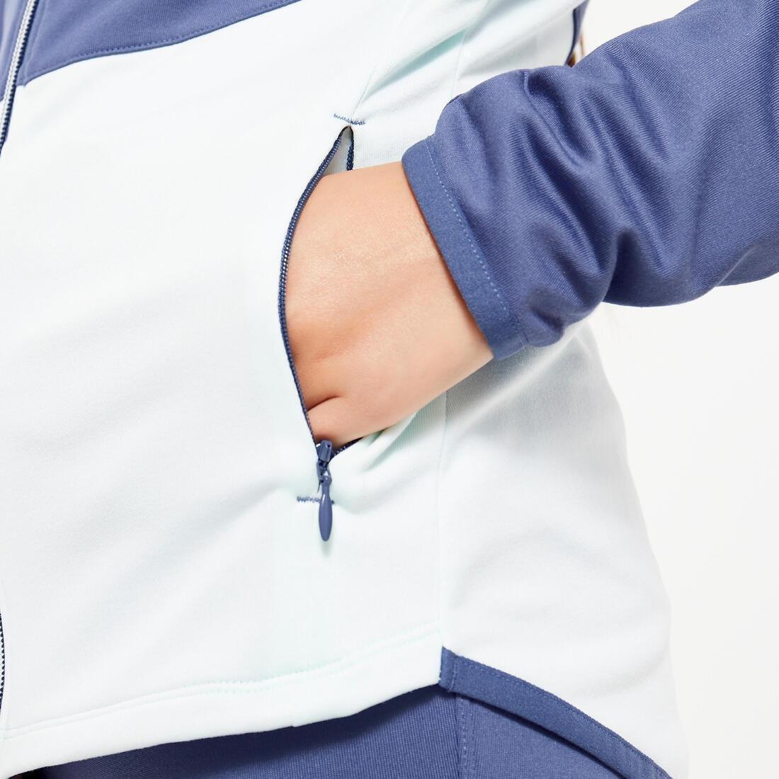 Kids Unisex Breathable Tracksuit, Blue, No Color, large image number 6