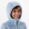 QUECHUA - Kids Warm Hiking Fleece Jacket - Mh500 Aged 7-15, Denim Blue