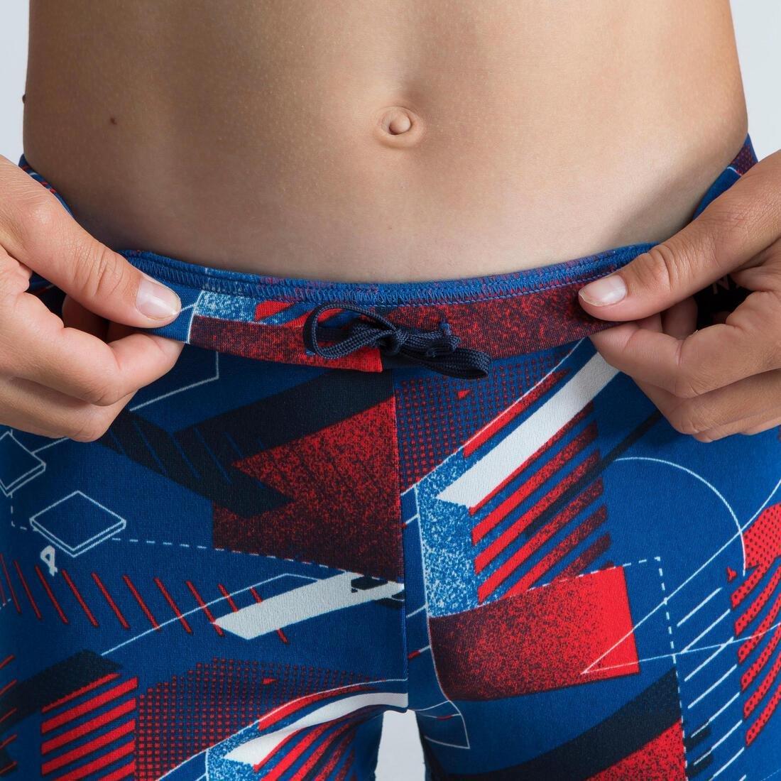 FLUO FLAME ORANGE Boy's fitib swimming boxer shorts all city, , large image number 10