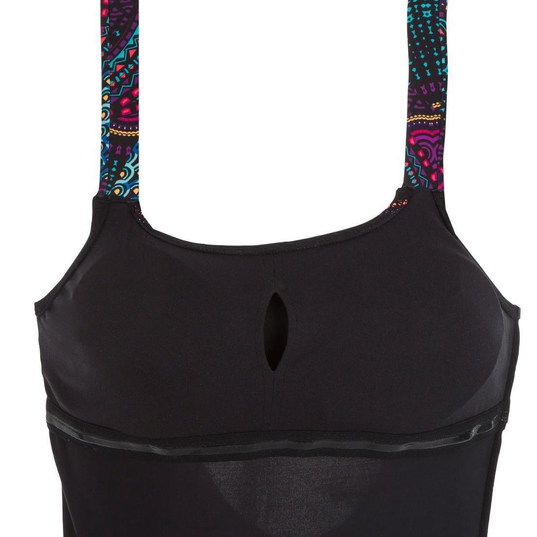 Women One-Piece Swimsuit, Black, , large image number 14