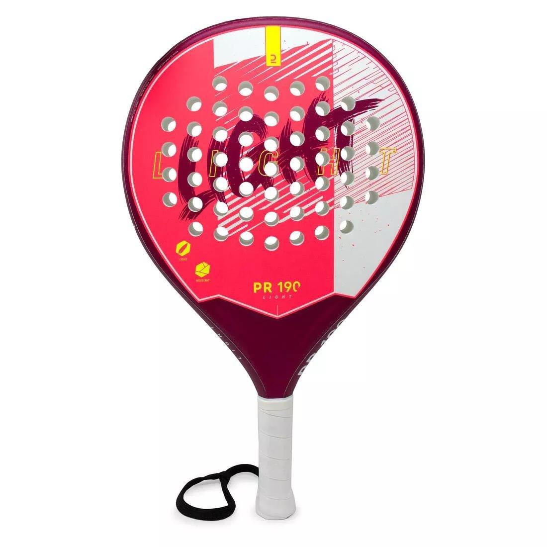 PINK Kids' Padel Racket PR 190, No Color, large image number 0