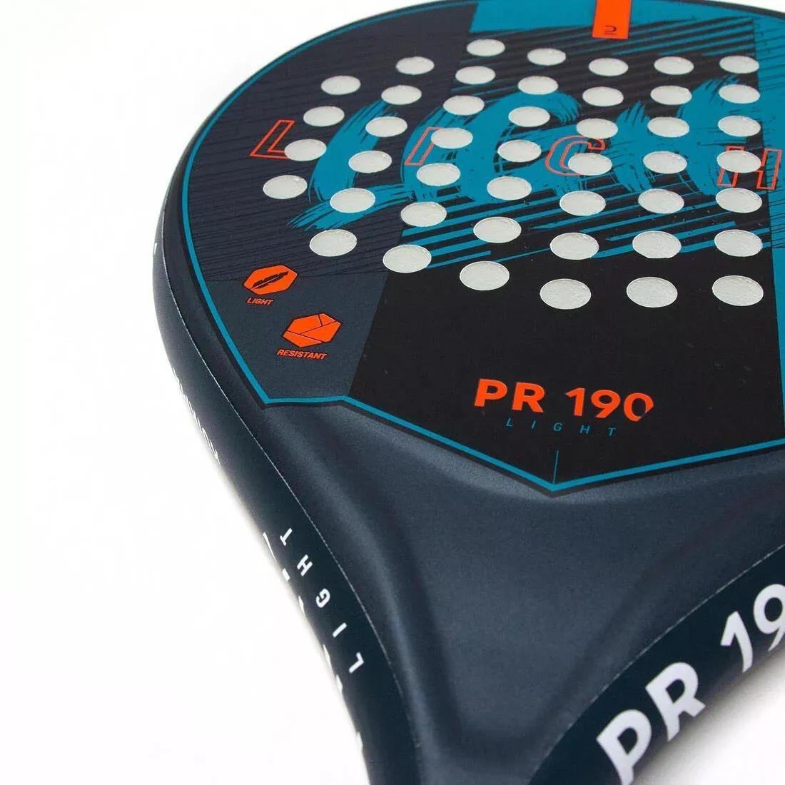 PETROL BLUE Kids' Padel Racket PR 190, No Color, large image number 3