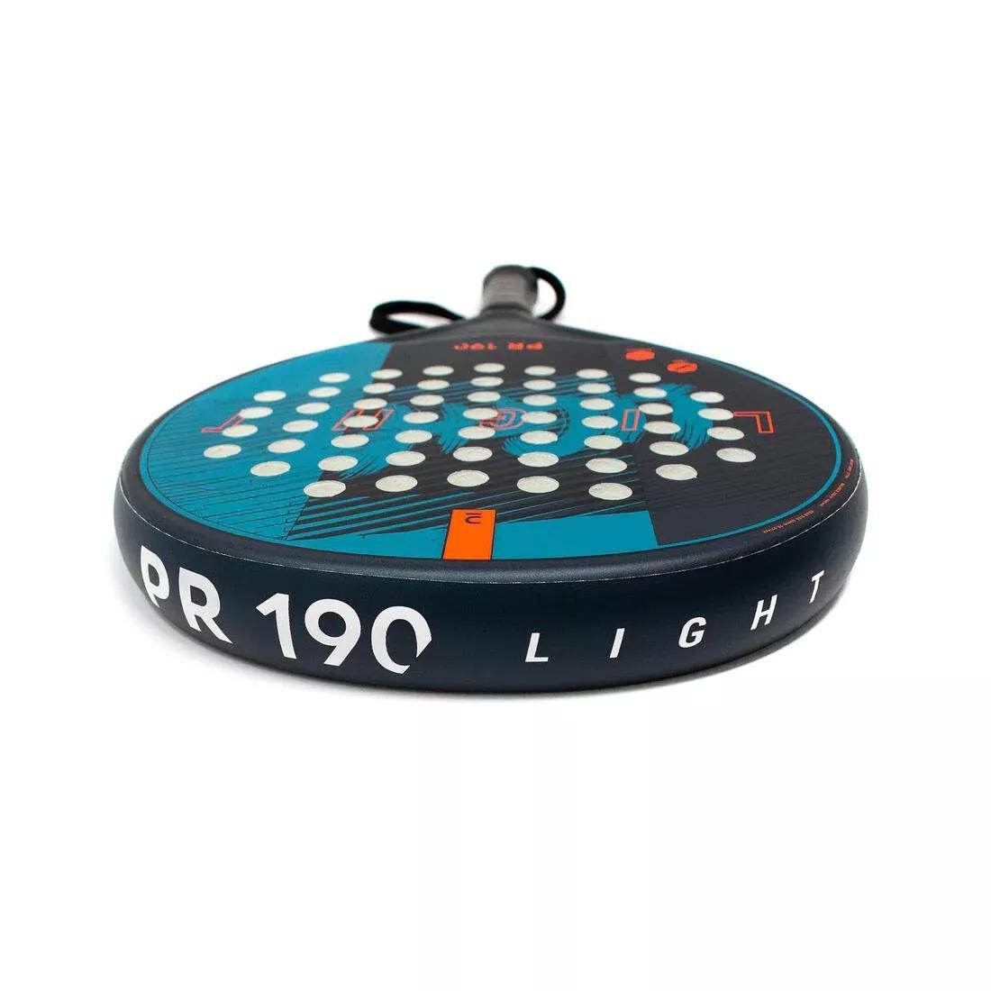 PETROL BLUE Kids' Padel Racket PR 190, No Color, large image number 4