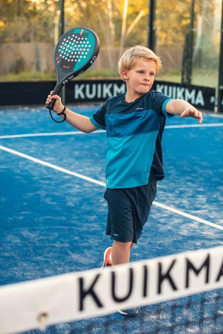 PETROL BLUE Kids' Padel Racket PR 190, No Color, large image number 9
