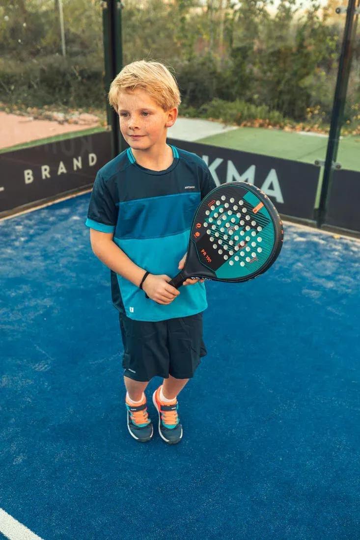 PETROL BLUE Kids' Padel Racket PR 190, No Color, large image number 12