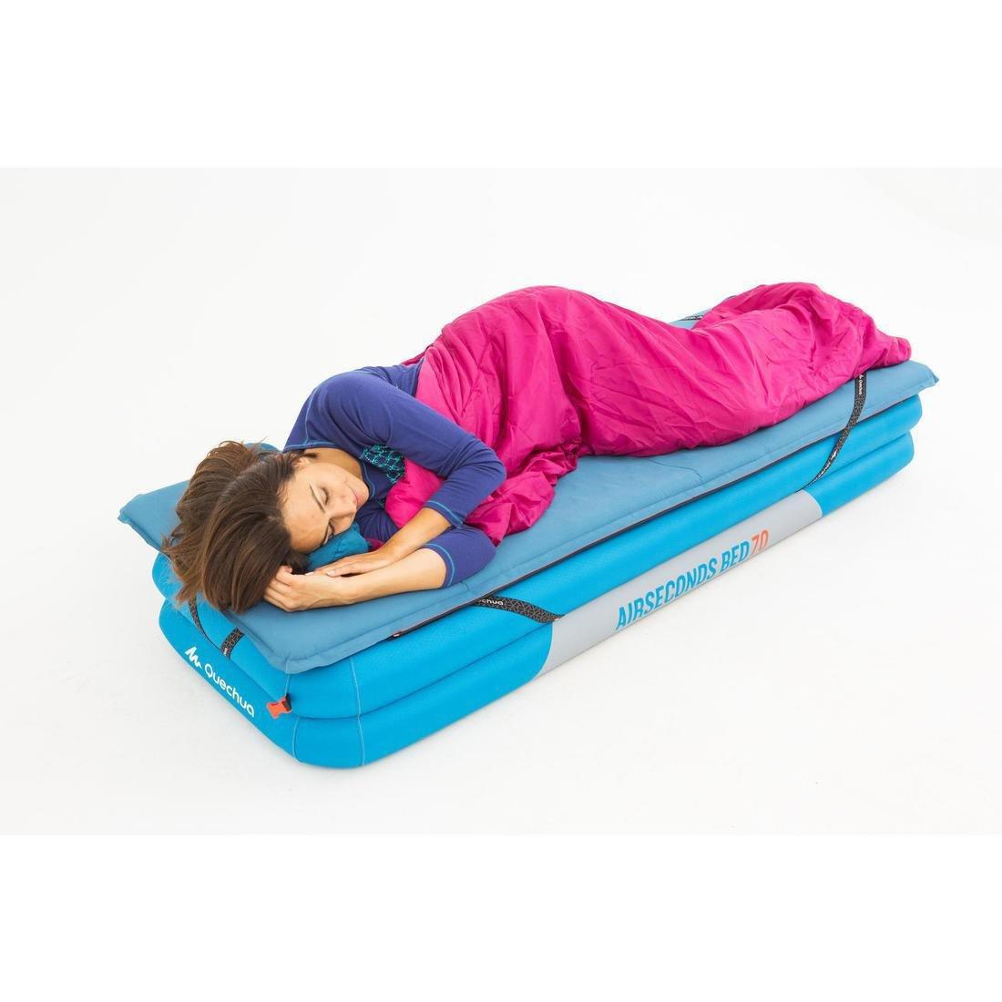 Self-Inflating Camping Mattress Comfort 1 Person, Dark Petrol Blue, No Color, large image number 3