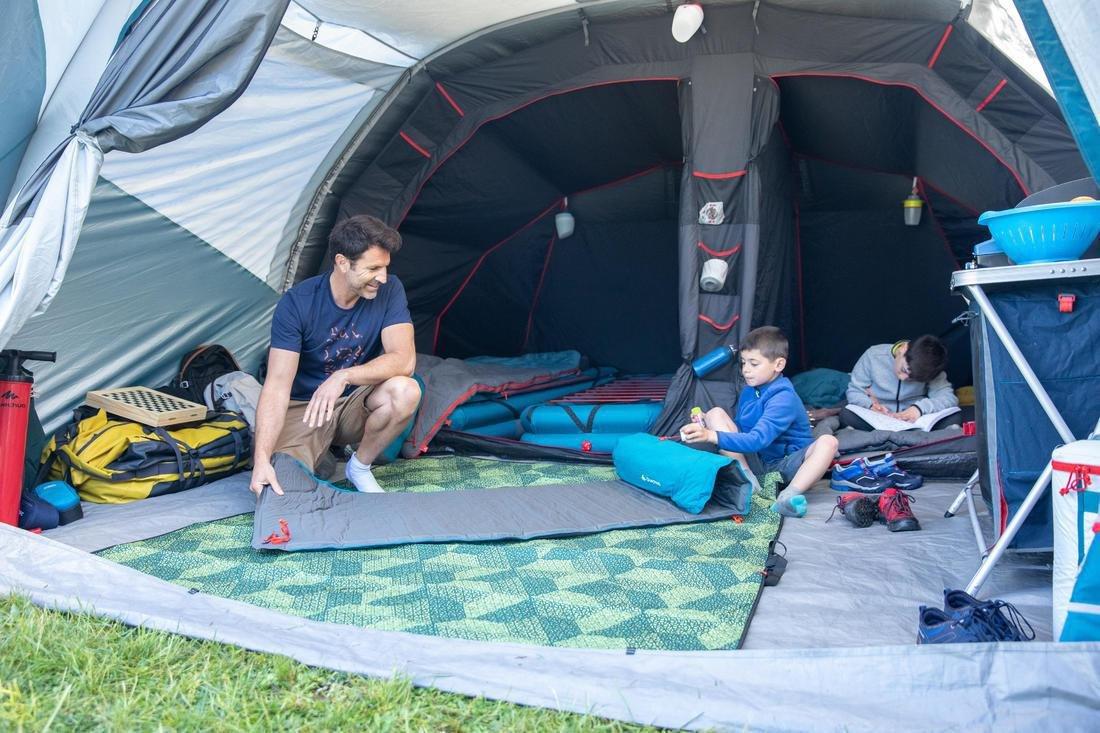 Self-Inflating Camping Mattress Comfort 1 Person, Dark Petrol Blue, No Color, large image number 9