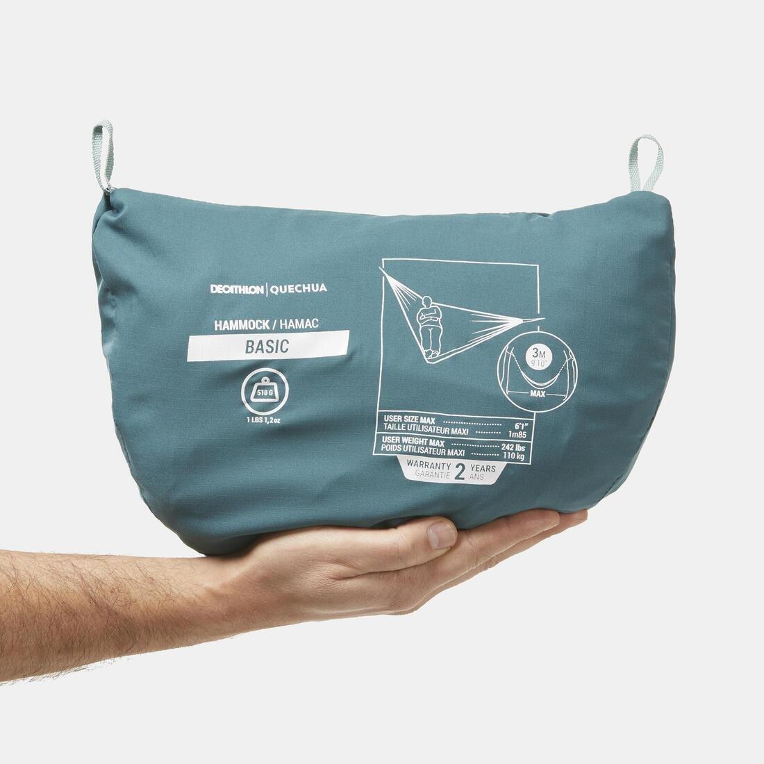 One-Person Hammock, Blue, No Color, medium