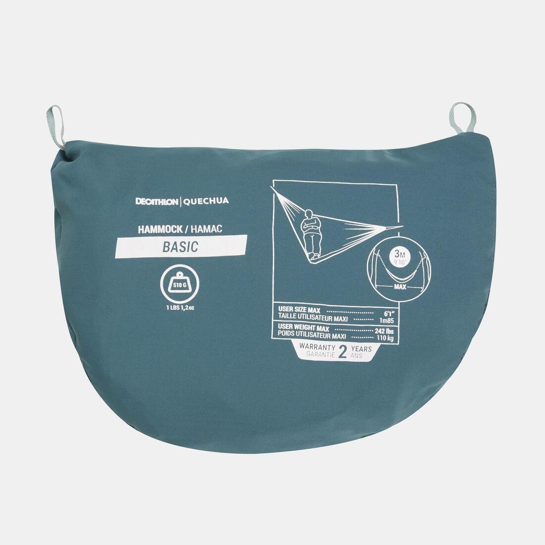 One-Person Hammock, Blue, No Color, large image number 6