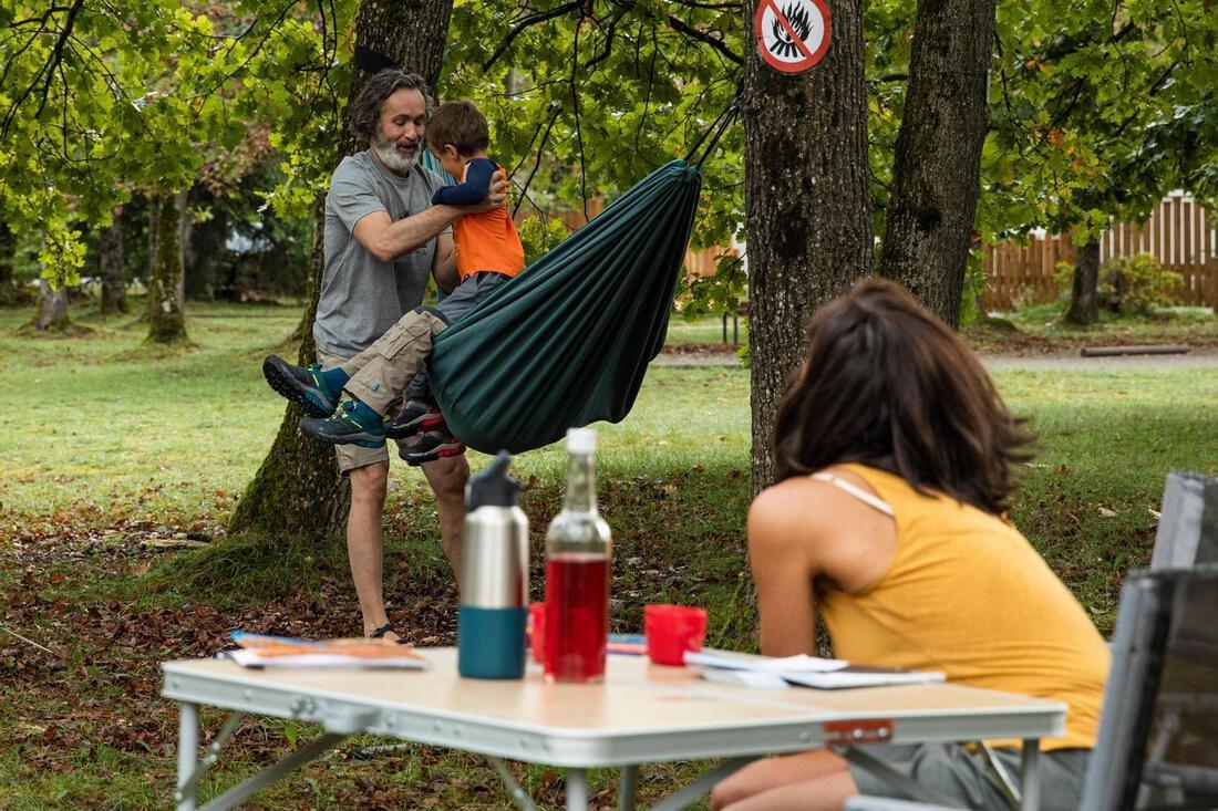 QUECHUA - One-Person Hammock, Blue