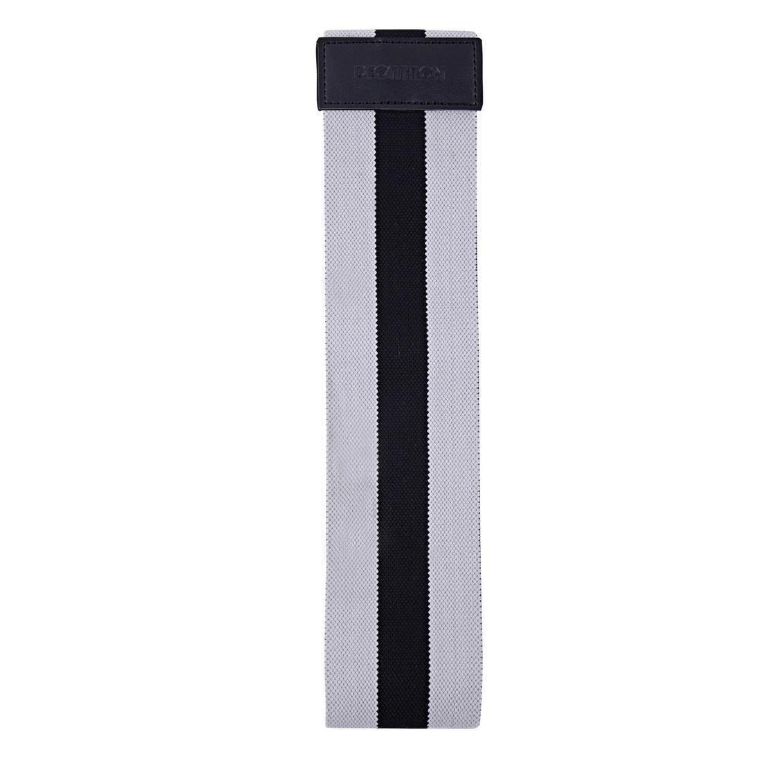 Strength Training Resistance Band Glute Band, Hard, Graphite, No Color, large image number 4