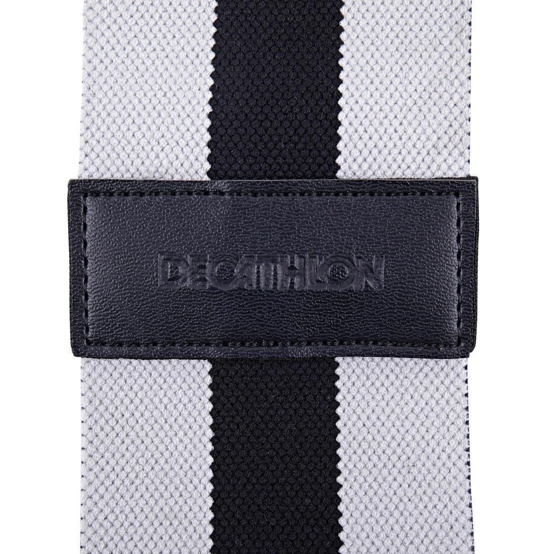 Strength Training Resistance Band Glute Band, Hard, Graphite, No Color, large image number 5