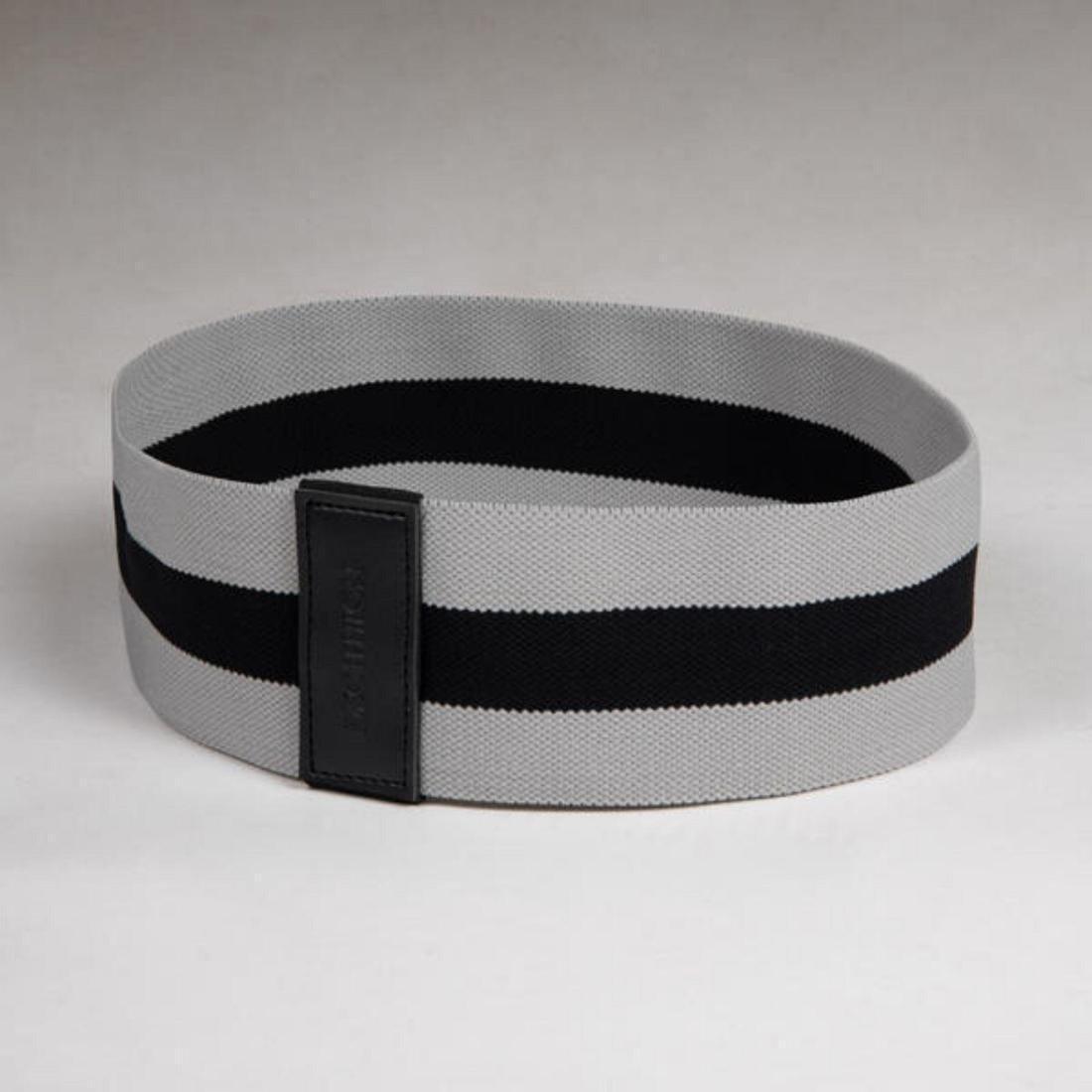 Strength Training Resistance Band Glute Band, Hard, Graphite, No Color, large image number 7