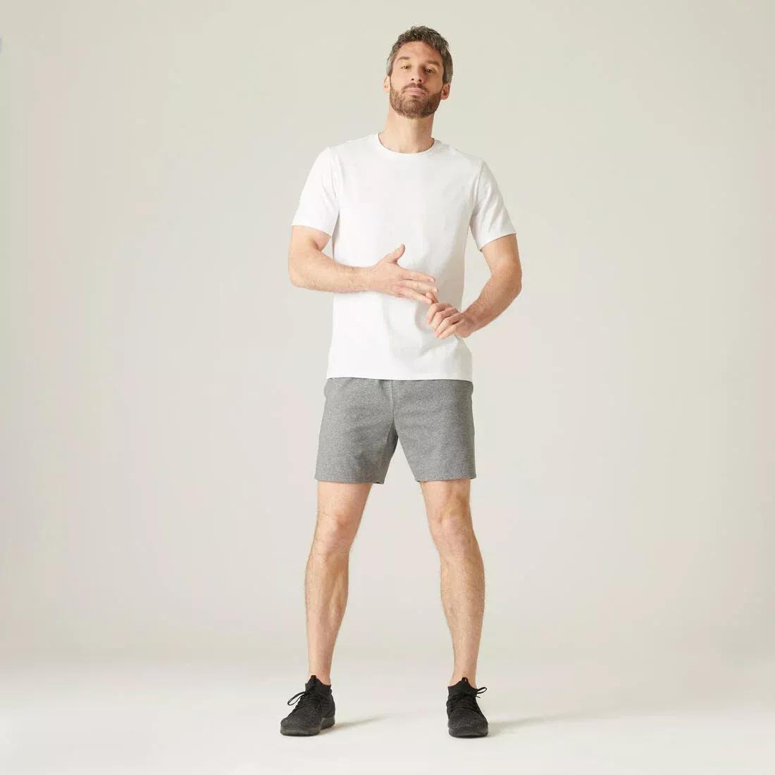Men Fitness Shorts - 100, Black, , large image number 6