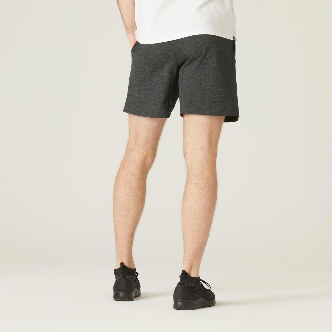 Men's Fitness Shorts 100, grey, , large image number 8