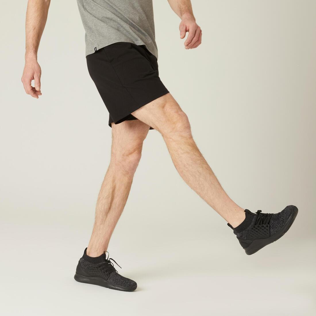 Men's Fitness Shorts 100, grey, , large image number 12