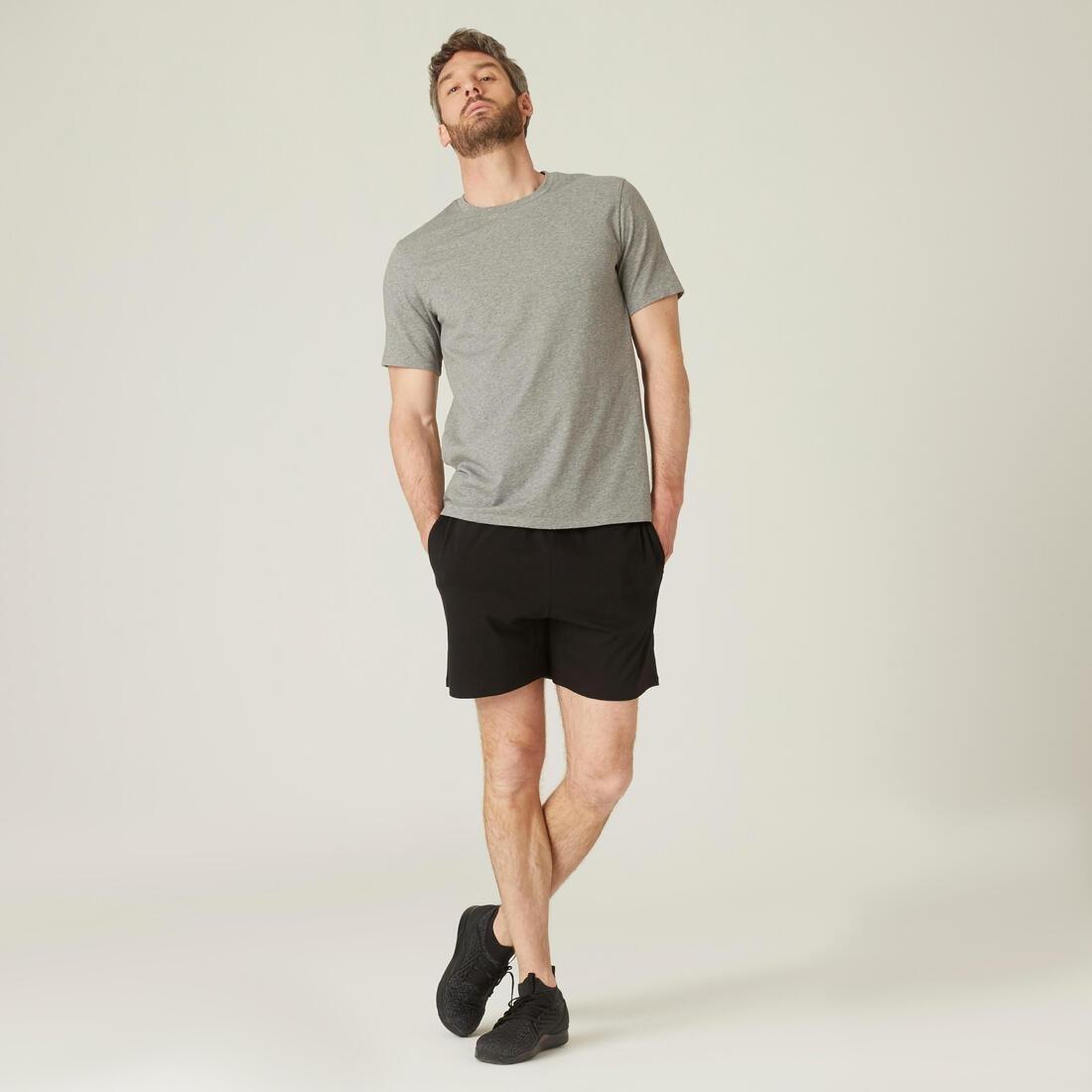 Men's Fitness Shorts 100, grey, , large image number 14