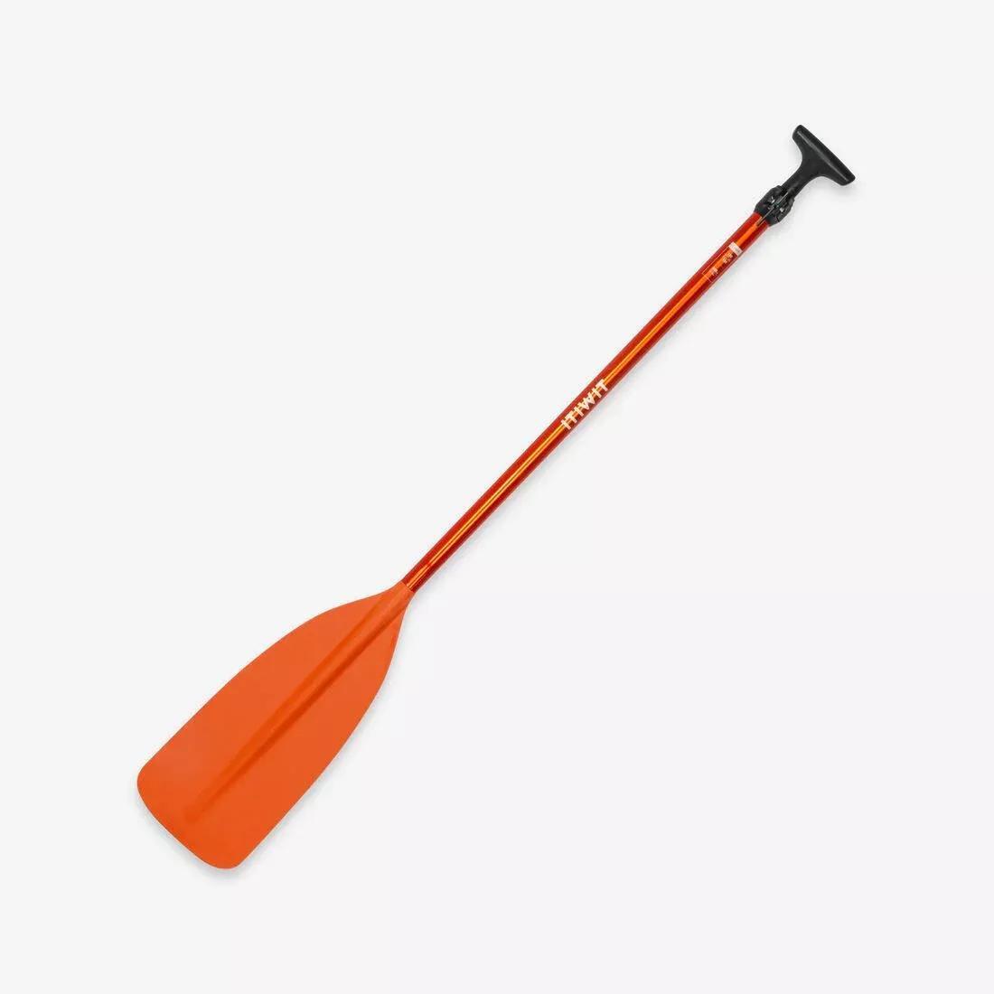 PAPAYA ORANGE Canoe Paddle Single 100 adjustable alu 130/150 cm, No Color, large image number 0