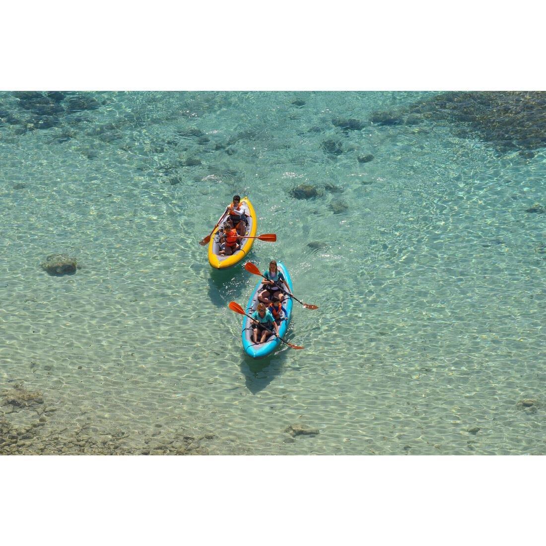 BLOOD ORANGE ADJUSTABLE ALUMINIUM CANOE PADDLE X100 130/150 CM, No Color, medium