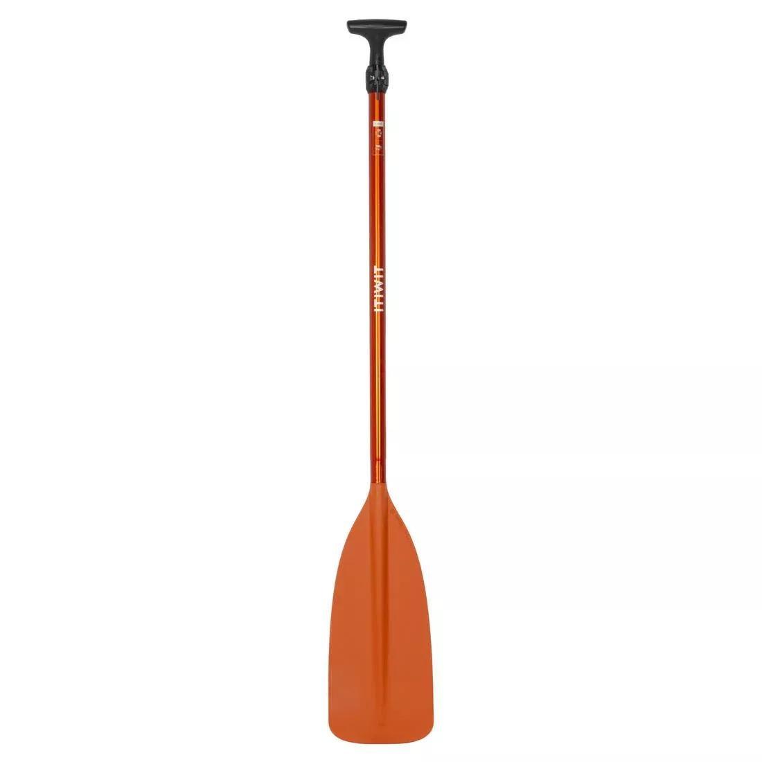 PAPAYA ORANGE Canoe Paddle Single 100 adjustable alu 130/150 cm, No Color, large image number 6
