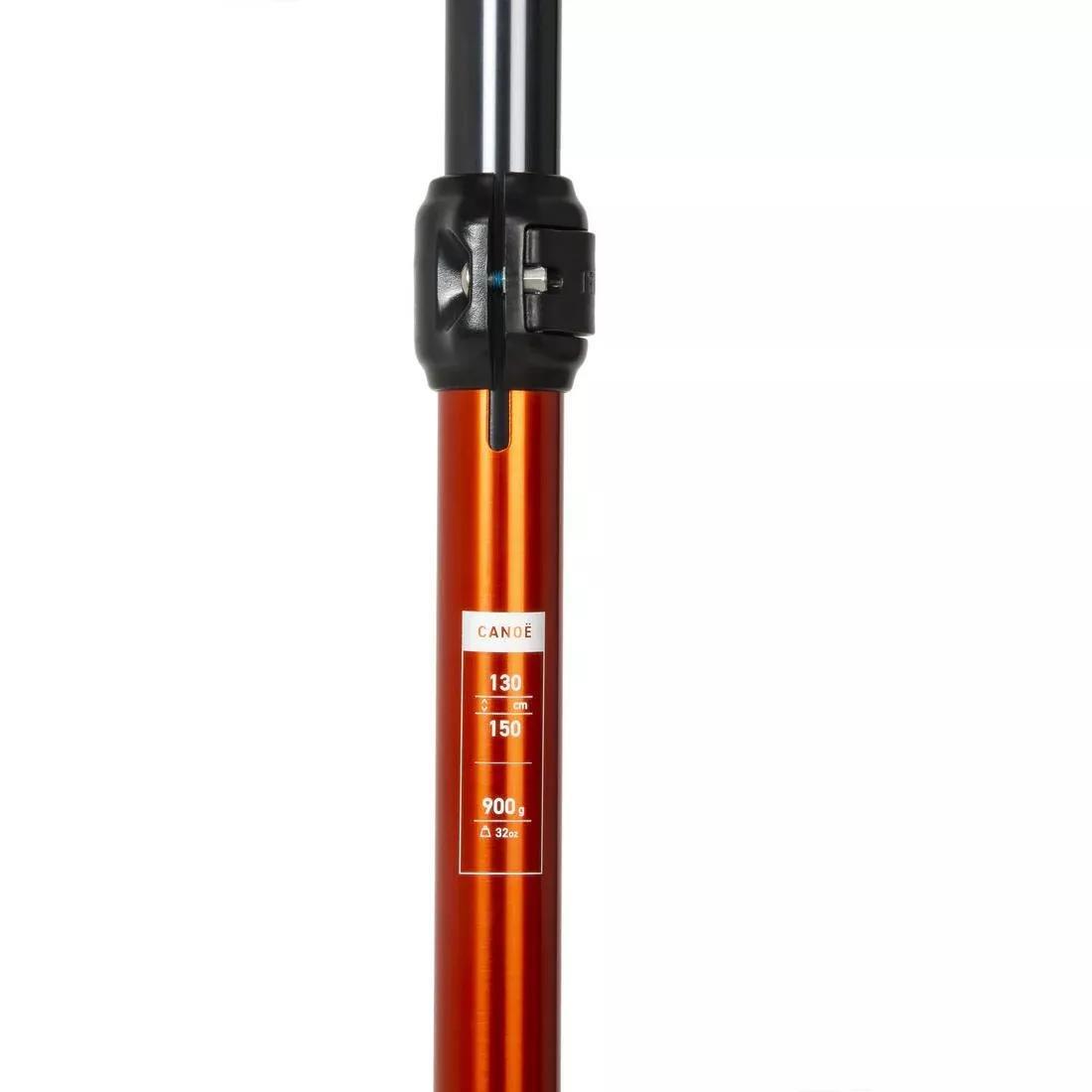 PAPAYA ORANGE Canoe Paddle Single 100 adjustable alu 130/150 cm, No Color, large image number 10