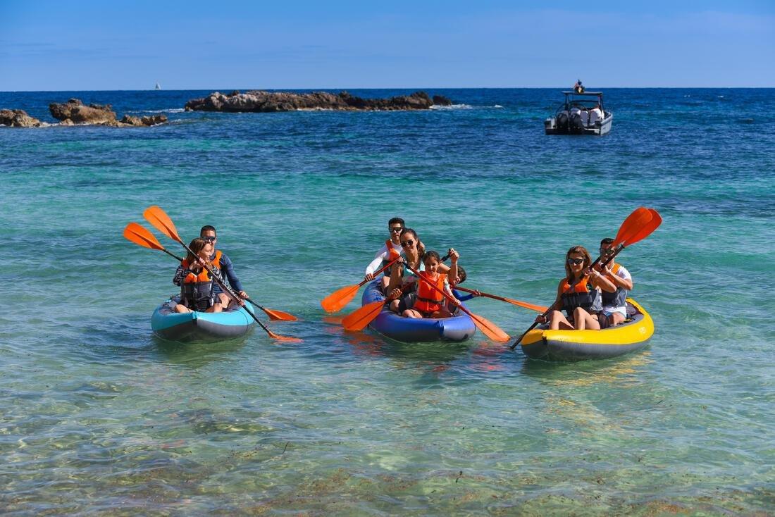 BLOOD ORANGE ADJUSTABLE ALUMINIUM CANOE PADDLE X100 130/150 CM, No Color, large image number 13