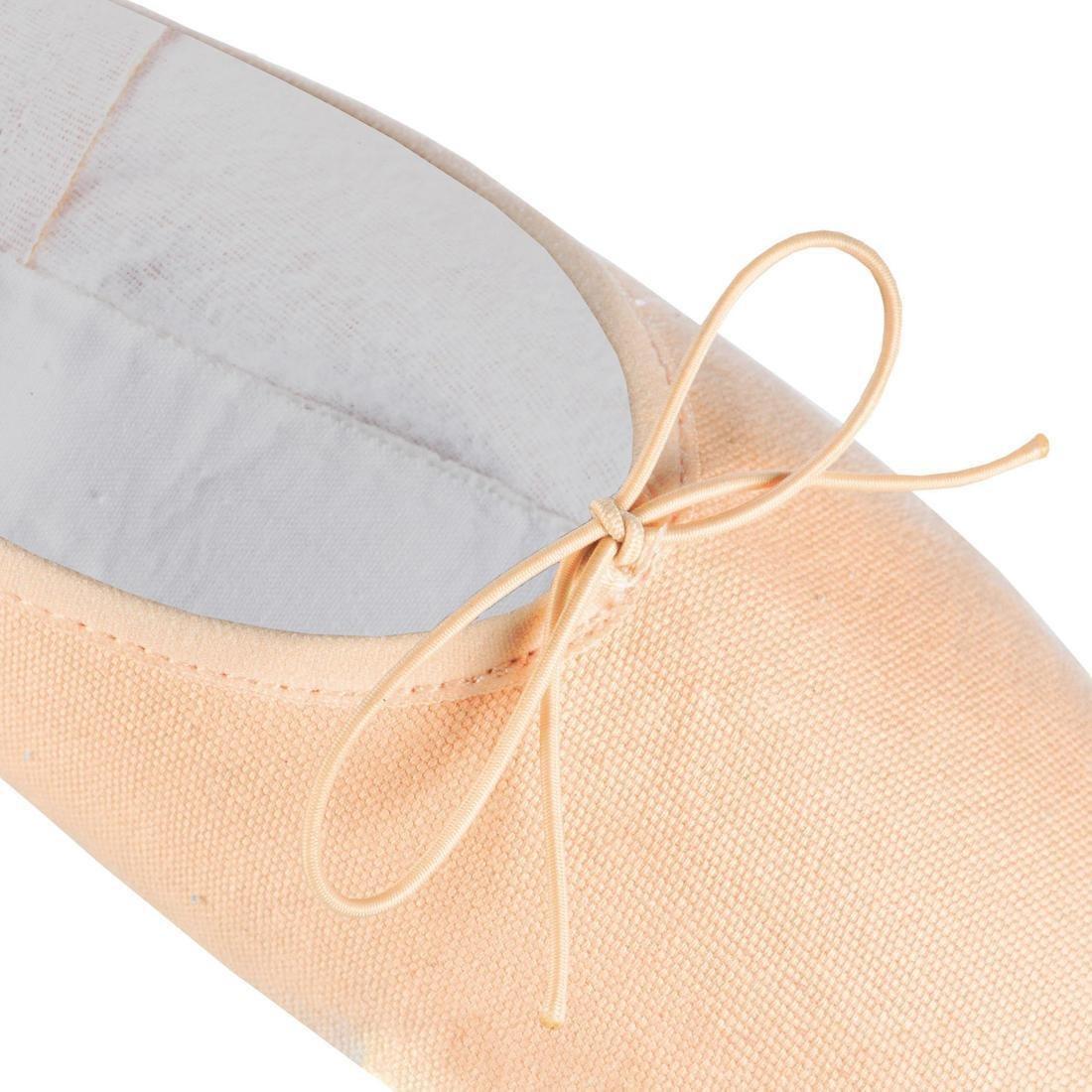 STAREVER - Ballet Full Sole Demi-Pointe Canvas Shoes, Salmon