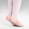 STAREVER - Strapless Leather Full Sole Demi-Pointe Shoes , Quartz Pink