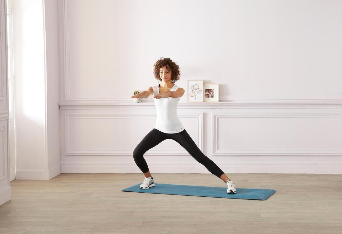 Fitness Maxi Grip Floor Mat Print, Navy, 5401_000, large image number 7