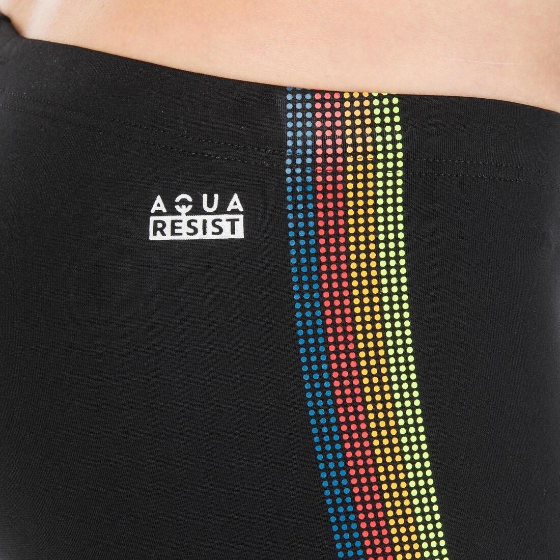 Boys Fitib Swimming Boxer Shorts, Black, , large image number 5
