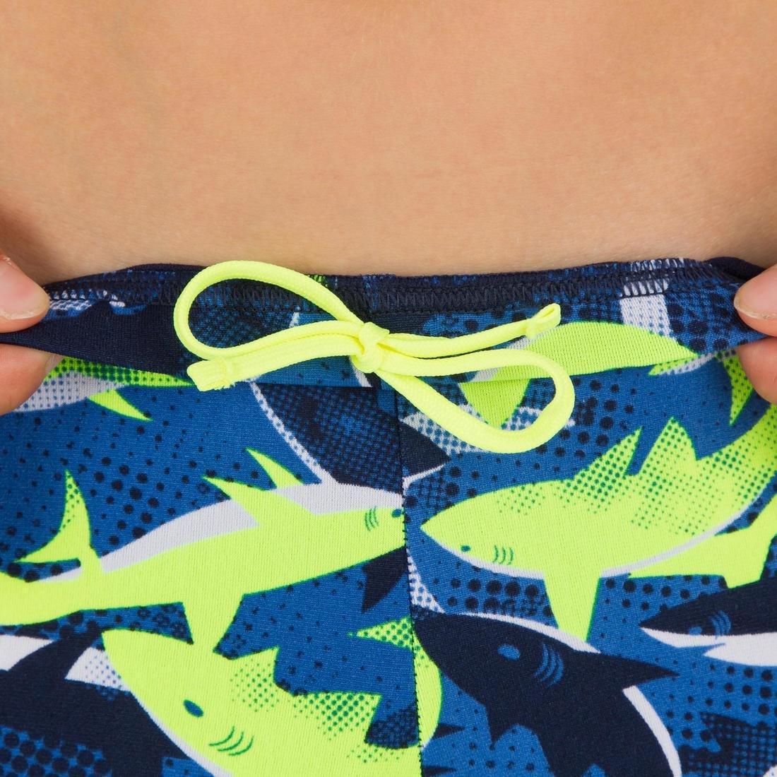 Kids Boys Fitib Swimming Boxer Shorts - All City, Navy, No Color, medium