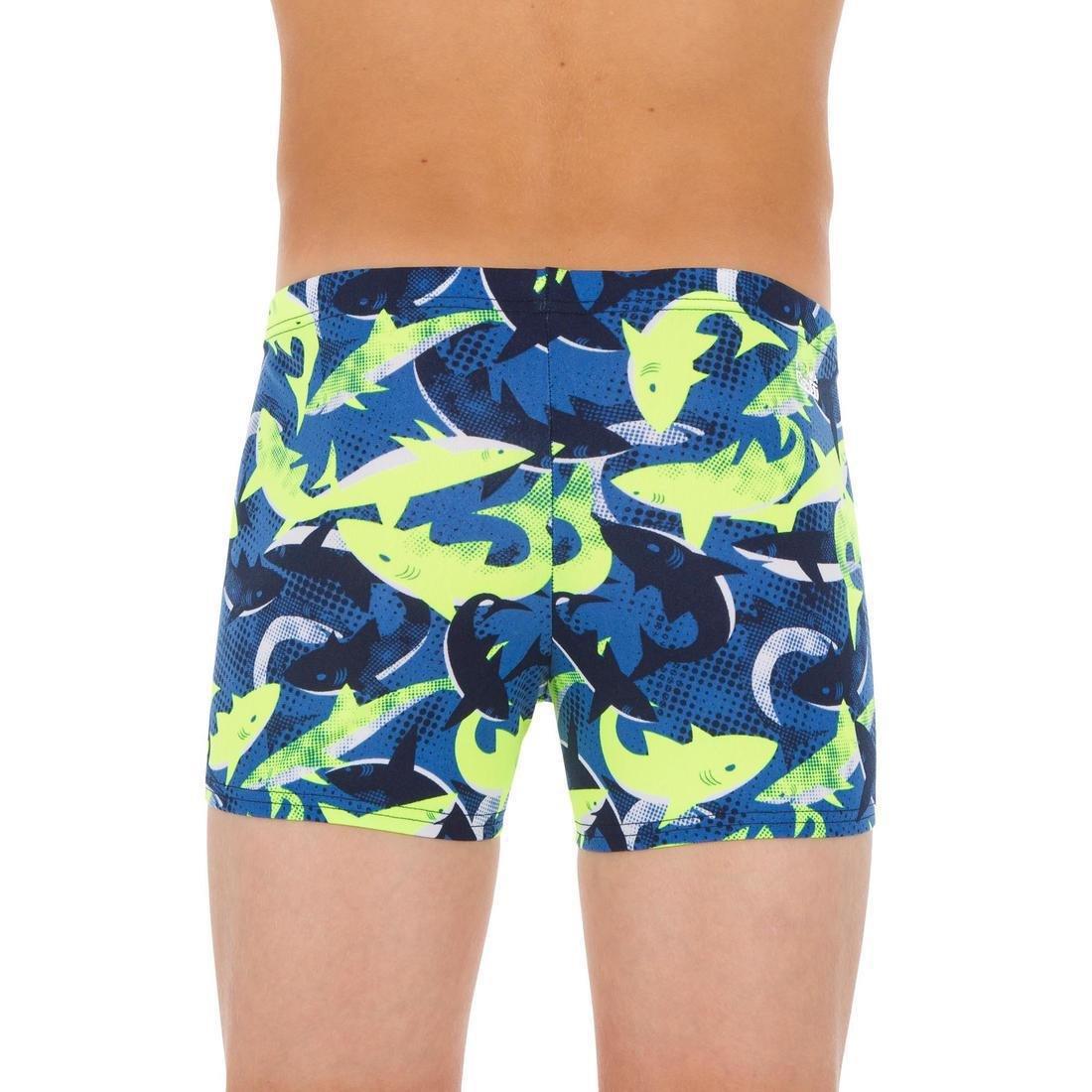 Kids Boys Fitib Swimming Boxer Shorts - All City, Navy, , large image number 14