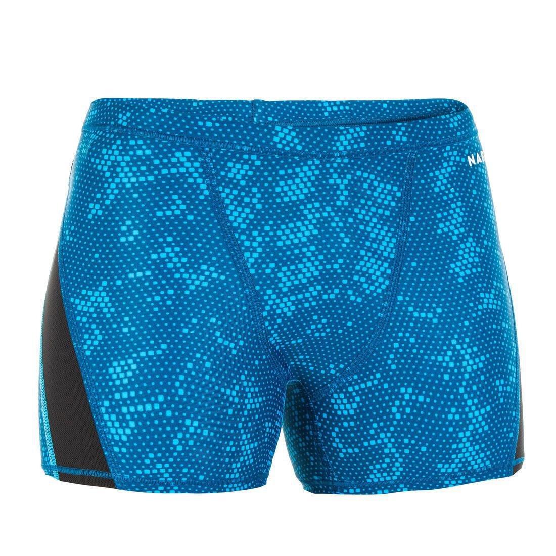 PRUSSIAN BLUE BOY'S STAB SWIMMING SHORTS - ALL STEL BLUE, , large image number 5