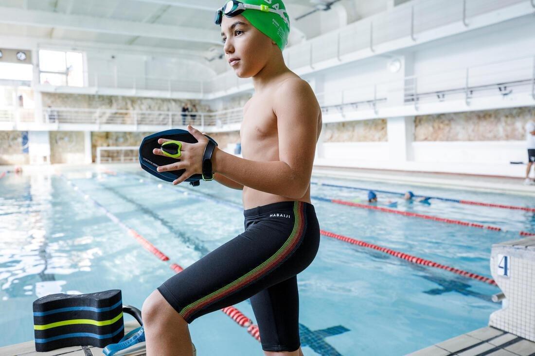 Boys Fiti Swimming Jammers, Black, , large image number 7
