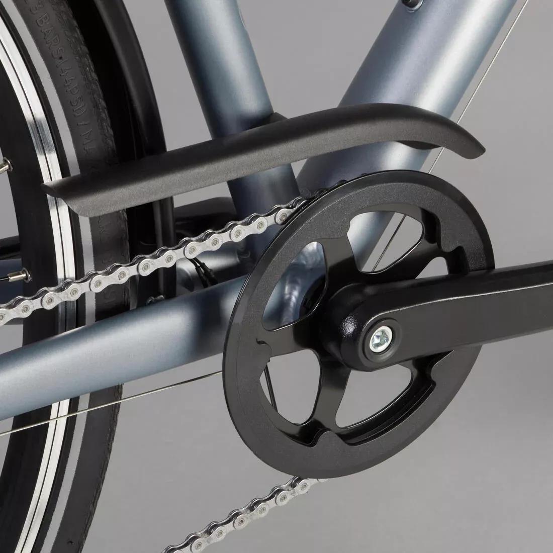 Long Distance Step-Through City Bike - 500, Grey, No Color, large image number 5
